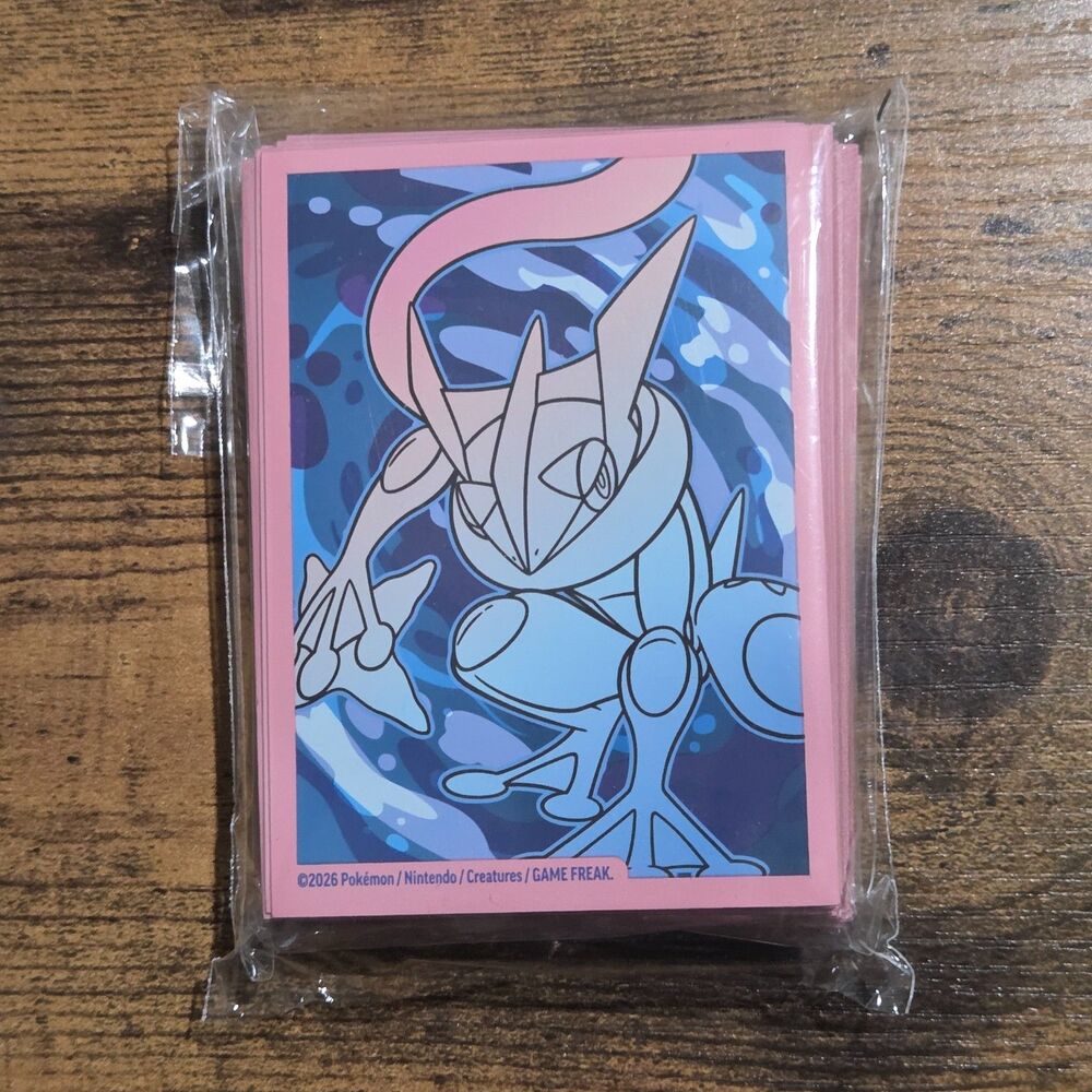 Pokémon Greninja Card Sleeves 65 Count TCG Deck Protectors